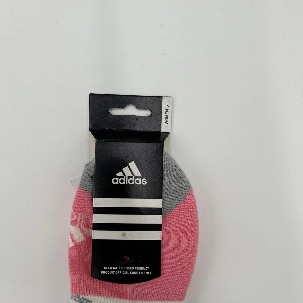 Adidas Vancouver Canucks Womens‎ 2 Pack No Show Socks Pink Navy Graphic OSFA NEW